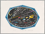 Jewels/Theme IV, Eldzier Cortor (American, Richmond, Virginia 1916–2015 Seaford, New York), Mezzotint with etching in black and color aquatint with etching