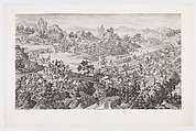 The Combat of Khurungui, Jacques Aliamet  French, Etching and engraving