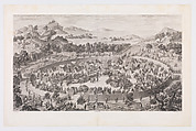 The Defeat of Chief Uš-Turfan and his City, Pierre Philippe Choffard French, Etching and engraving