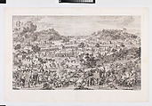 The Battle of Tonguzluq, Augustin de Saint-Aubin French, Etching and engraving