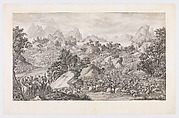 The Battle of Qoš-qulaq, Benoit Louis Prevost  French, Etching and engraving