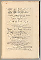 Vitruvius Britannicus or The British Architect, The Plans, Elevations, and Sections of the Regular Buildings, both Publick and Private, in Great Britain,..., Colen Campbell (British, Brodie, Scotland 1676–1729 London), Illustrations: etching and engraving