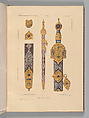 Mosquée de Cordoue and La Giralda et l'Alcazar de Séville, Joseph-Philibert Girault de Prangey (French, 1804–1892), Color lithographs