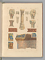 Mosquée de Cordoue and La Giralda et l'Alcazar de Séville, Joseph-Philibert Girault de Prangey (French, 1804–1892), Color lithographs