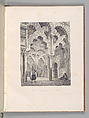 Mosquée de Cordoue and La Giralda et l'Alcazar de Séville, Joseph-Philibert Girault de Prangey (French, 1804–1892), Color lithographs