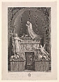 The tomb of Pope Clement XIII Rezzonico in the Vatican, Raphael Morghen  Italian, Engraving