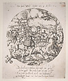 The evil world / The time of Esau (2 Esdras 6:9), plate 3 from a series of Four Allegories of the Netherlands, Anonymous, Netherlandish, 16th century  Netherlandish, Etching