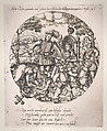 They have become foolhardy and have given themselves over to vanity (Ephesians 4:19), plate 2  from a series of Four Allegories of the Netherlands, Anonymous, Netherlandish, 16th century  Netherlandish, Etching
