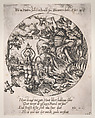 Woe to you, Maggots will be in your bed, and worms your coverlet (Isaiah 14:11), plate 4 from a series of Four Allegories of the Netherlands, Anonymous, Netherlandish, 16th century  Netherlandish, Etching