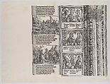 Maximilian as Commander-in-Chief; and Maximilian Conversing in Seven Languages; with Portraits of Emperors and Kings (Maximilian's Forerunners), from the Arch of Honor, proof, dated 1515, printed 1517-18, Albrecht Altdorfer (German, Regensburg ca. 1480–1538 Regensburg), Woodcut and letterpress