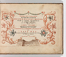 Title Page to 'Tooneel Der Voornaamste Nederlands Huizen, En Lust Hoven, Naar T Leven Afgebeeld', Carel Allard Dutch, Color engraving (à la poupée)
