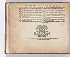Index to the plates of the 'Tooneel Der Voornaamste Nederlands Huizen, En Lust Hoven, Naar T Leven Afgebeeld', Carel Allard (Dutch, Amsterdam 1648–ca. 1709 Amsterdam), Letterpress