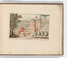 ' 't Huis ter Werve', in: Tooneel Der Voornaamste Nederlands Huizen, En Lust Hoven, Naar T Leven Afgebeeld, Carel Allard  Dutch, Color engraving (à la poupée)