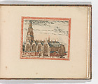 'D' Oude Kerck', in: Tooneel Der Voornaamste Nederlands Huizen, En Lust Hoven, Naar T Leven Afgebeeld, Carel Allard  Dutch, Color engraving (à la poupée)