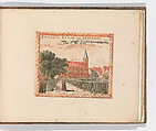 'Engelse Kerck en Begynhof', in: Tooneel Der Voornaamste Nederlands Huizen, En Lust Hoven, Naar T Leven Afgebeeld, Carel Allard  Dutch, Color engraving (à la poupée)