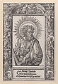 Judas Thaddaeus, from Christ and the Apostles, Jacob Cornelisz van Oostsanen (Netherlandish, Oostsanen ca. 1470–1533 Amsterdam), Woodcut