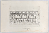 The Bridge of the Gal (Gard), Jacques Androuet Du Cerceau (French, Paris 1510/12–1585 Annecy), Etching