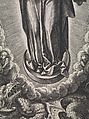 The Virgin with the Symbols of the Lauretanian Litany, Hieronymus (Jerome) Wierix (Netherlandish, ca. 1553–1619 Antwerp), Engraving; second state of two