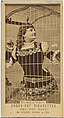 Card Number 385, Maud Nixon, from the Actors and Actresses series (N145-3) issued by Duke Sons & Co. to promote Cross Cut Cigarettes, Issued by W. Duke, Sons &amp; Co. (New York and Durham, N.C.), Albumen photograph