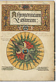 Astronomicum Caesareum, Michael Ostendorfer (German, (?) ca. 1490–1549 Regensburg), Hand-colored woodcuts