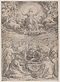 Assumption of the Virgin, Aliprando Caprioli Italian, Engraving