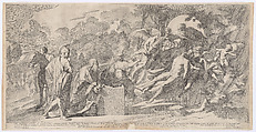 The Prophecy of Basilides, Giovanni Cesare Testa Italian, Etching