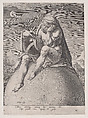 Air (Melancholicus), from "The Four Temperaments", Jacques de Gheyn II Netherlandish, Engraving