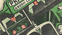 To Hire  A  Bus or Coach, Andrew Power [Sybil Andrews, 1898–1992 and Cyril Power, 1872–1951], Lithograph