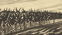 Column on the March, Christopher Richard Wynne Nevinson (British, London 1889–1946 London), Drypoint