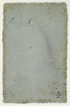 Study of a Seated Mannequin with an Arrangement of Drapery, for a Figure of the Virgin, Anonymous, North-Italian, probably Lombard, 15th century, Pen with two colors of brown ink and wash (warm brown and grayish), highlighted with white gouache, over grayish black chalk, on gray-blue paper