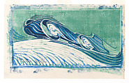 Speed Trial, Cyril E. Power (British, London 1872–1951 London), Linocut on Japanese paper