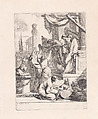 Clothing the Naked, François Hutin  French, Etching