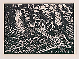 Tarmac, Edward Alexander Wadsworth  British, Woodcut