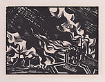 Black Country, Edward Alexander Wadsworth  British, Woodcut