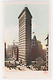The Flatiron Building, New York, Detroit Publishing Company  American, Color lithograph