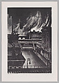 Fire Off Third Avenue, Julius Tanzer  American, Lithograph