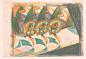 Divertissement, Cyril E. Power  British, Linocut