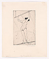 The Acrobat, Montmartre, Christopher Richard Wynne Nevinson British, Drypoint