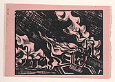 Black Country, Edward Alexander Wadsworth  British, Woodcut