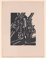 Invention, Edward Alexander Wadsworth  British, Woodcut