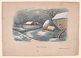 Winter Morning, Currier & Ives  American, Hand-colored lithograph