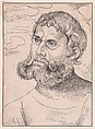 Luther as 'Junker Jorg', Lucas Cranach the Elder (German, Kronach 1472–1553 Weimar), Woodcut