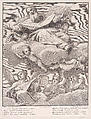 God with musical angels and cherubim, Violante Vanni  Italian, Etching and engraving