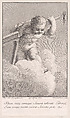 Putto with a yoke, Violante Vanni  Italian, Etching and engraving