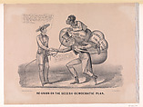 Re-union on the Secesh-Democratic Plan, Currier & Ives American, Lithograph