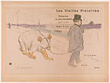 Cover Design for "Les Vieilles Histoires", Henri de Toulouse-Lautrec  French, Hand-colored lithograph