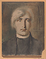 Portrait of a Cleric, Simeon Solomon  British, Watercolor and gouache (bodycolor) on card