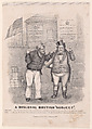 Disloyal British "Subject", Currier & Ives  American, Lithograph