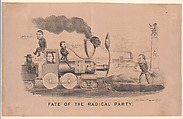 Fate of the Radical Party, The American News Co. American, Lithograph