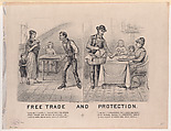 Free Trade and Protection, Currier & Ives  American, Lithograph